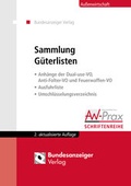 Cover: Sammlung G&uuml;terlisten - Ausgabe 2015 - Reguvis Fachmedien