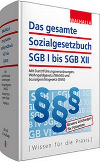 Abbildung von: Das gesamte Sozialgesetzbuch SGB I bis SGB XII - Walhalla