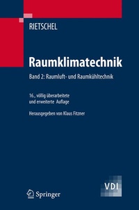 Enlarge image Cover: Raumklimatechnik - Springer