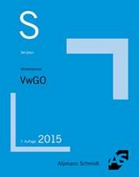 Abbildung von: Skript VwGO - Alpmann Schmidt