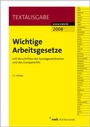 Cover: Wichtige Arbeitsgesetze - NWB