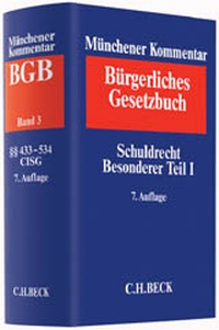 Abbildung von: Münchener Kommentar zum Bürgerlichen Gesetzbuch: BGB - C.H.BECK