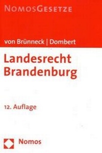 Abbildung von: Landesrecht Brandenburg - Nomos