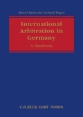 Cover: International Arbitration in Germany - Beck/Hart Publishing