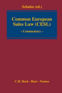 Abbildung von: Common European Sales Law (CESL) - Beck/Hart Publishing
