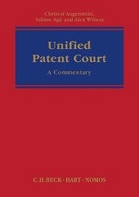 Enlarge image Cover: Unified Patent Court - Beck/Hart Publishing