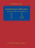 Abbildung von: Institutional Arbitration - Beck/Hart Publishing