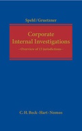 Cover: Corporate Internal Investigations - Beck/Hart Publishing