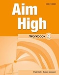 Cover: Aim High: Level 4: Workbook with Online Practice - Oxford University Press