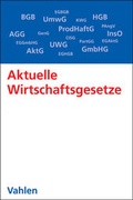 Cover: Aktuelle Wirtschaftsgesetze 2016 - Vahlen