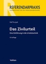 Cover: Das Zivilurteil - Vahlen