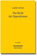 Cover: Das Recht der Oppositionen - Mohr Siebeck