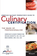 Cover: The American Culinary Federation's Guide to Culinary Certification - Wiley
