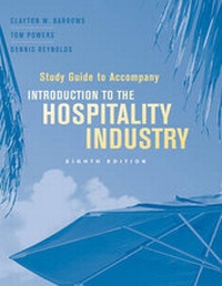 Enlarge image Cover: Study Guide to Accompany Introduction to the Hospitality Industry - Wiley