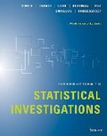 Cover: Introduction to Statistical Investigations - Wiley