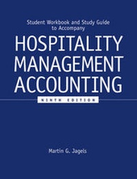 Abbildung von: Student Workbook and Study Guide to accompany Hospitality Management Accounting, 9e - Wiley