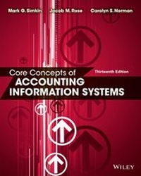 Abbildung von: Core Concepts of Accounting Information Systems - Wiley