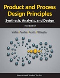 Cover: Product and Process Design Principles - Wiley