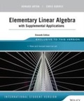 Cover: Elementary Linear Algebra With Supplemental Applications - Wiley