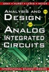 Bild vergrößern Bild: Analysis and Design of Analog Integrated Circuits - Wiley