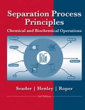Cover: Separation Process Principles with Applications using Process Simulators - Wiley