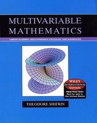 Enlarge image Cover: Multivariable Mathematics - Wiley