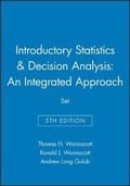 Cover: Introductory Statistics - Wiley