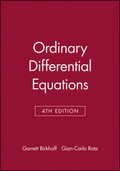 Cover: Ordinary Differential Equations - Wiley