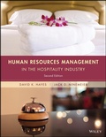 Cover: Human Resources Management in the Hospitality Industry - Wiley