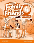 Cover: American Family and Friends: Level Four: Workbook - Oxford University Press