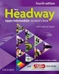 Cover: New Headway: Upper-intermediate B2: Student's Book with iTutor and Oxford Online Skills - Oxford University Press