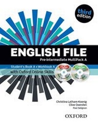 Enlarge image Cover: English File third edition: Pre-intermediate: MultiPACK A with Oxford Online Skills - Oxford University Press