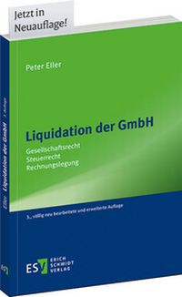 Abbildung von: Liquidation der GmbH - Erich Schmidt Verlag