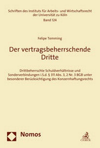 Abbildung von: Der vertragsbeherrschende Dritte - Nomos