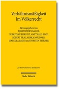 Cover: Verh&auml;ltnism&auml;&szlig;igkeit im V&ouml;lkerrecht - Mohr Siebeck