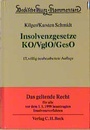 Bild: Insolvenzgesetze KO/VglO/GesO - C.H.BECK