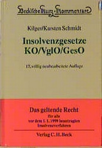 Bild vergrößern Bild: Insolvenzgesetze KO/VglO/GesO - C.H.BECK