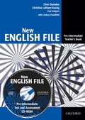 Cover: New English File: Pre-intermediate: Teacher's Book with Test and Assessment CD-ROM - Oxford University Press