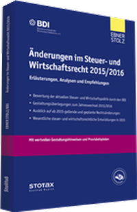 Abbildung von: Änderungen im Steuer- und Wirtschaftsrecht 2015/2016 - Stollfuß