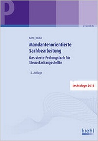 Abbildung von: Mandantenorientierte Sachbearbeitung - Kiehl