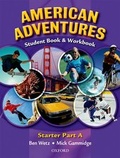 Cover: American Adventures Starter: Student and Workbook A - Oxford University Press