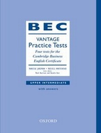 Abbildung von: BEC Practice Tests Vantage: Book With Answers - Oxford University Press