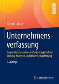 Enlarge image Cover: Unternehmensverfassung - Springer Gabler