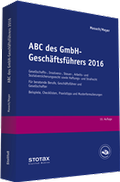 Cover: ABC des GmbH-Gesch&auml;ftsf&uuml;hrers 2016 - Stollfu&szlig;