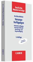 Cover: Vorsorgeverf&uuml;gungen - C.H.BECK
