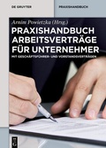 Cover: Praxishandbuch Arbeitsvertr&auml;ge f&uuml;r Unternehmer - De Gruyter
