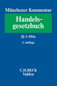 Bild vergrößern Bild: Münchener Kommentar zum Handelsgesetzbuch: HGB Band 1 - C.H.BECK