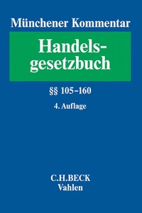 Abbildung von: Münchener Kommentar zum Handelsgesetzbuch: HGB Band 2 Zweites Buch  - C.H.BECK