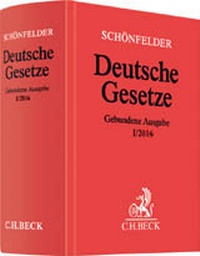 Bild vergrößern Bild: Deutsche Gesetze - Gebundene Ausgabe I/2016 - C.H.BECK