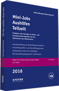 Abbildung von: Mini-Jobs, Aushilfen, Teilzeit 2016 - Stollfuß